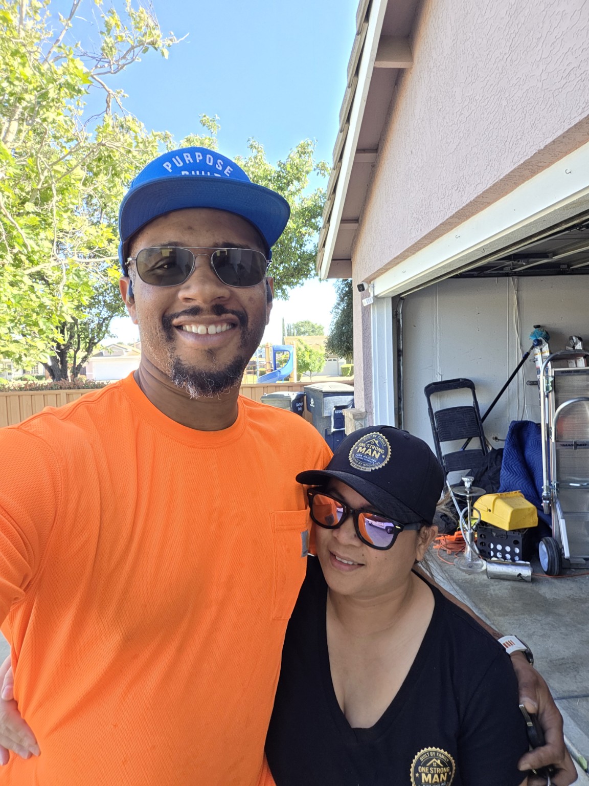 Steward and his wife, the local family behind One Strong Man